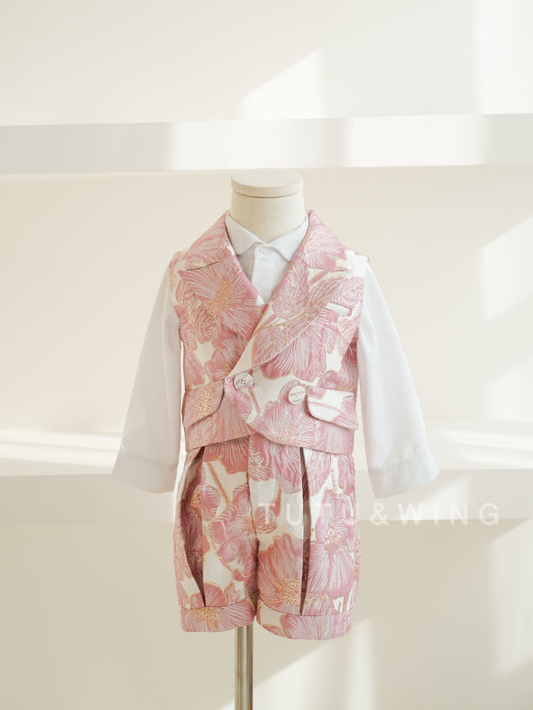 Blossom Pink | Sakura Bloom Three-Piece Suit Set